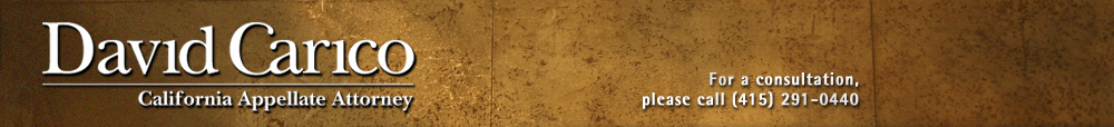 David Carico, California Appellate Attorney